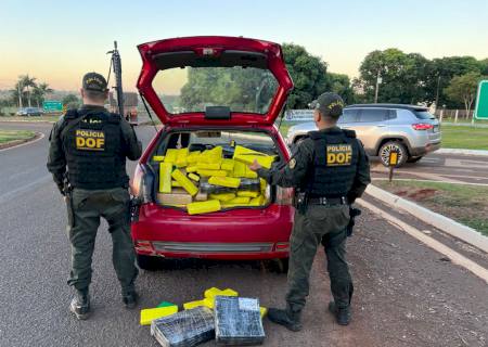 Homem é preso com carro carregado de maconha em Dourados